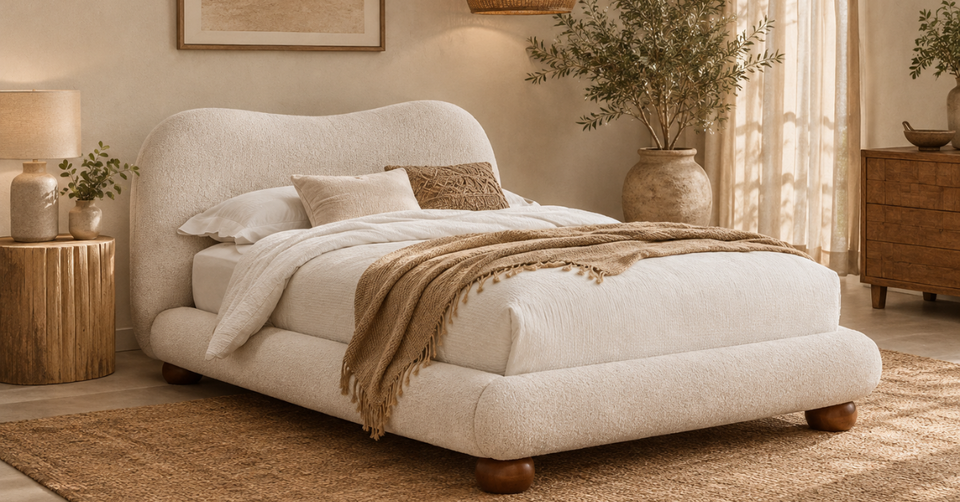  Afra upholstered bed  