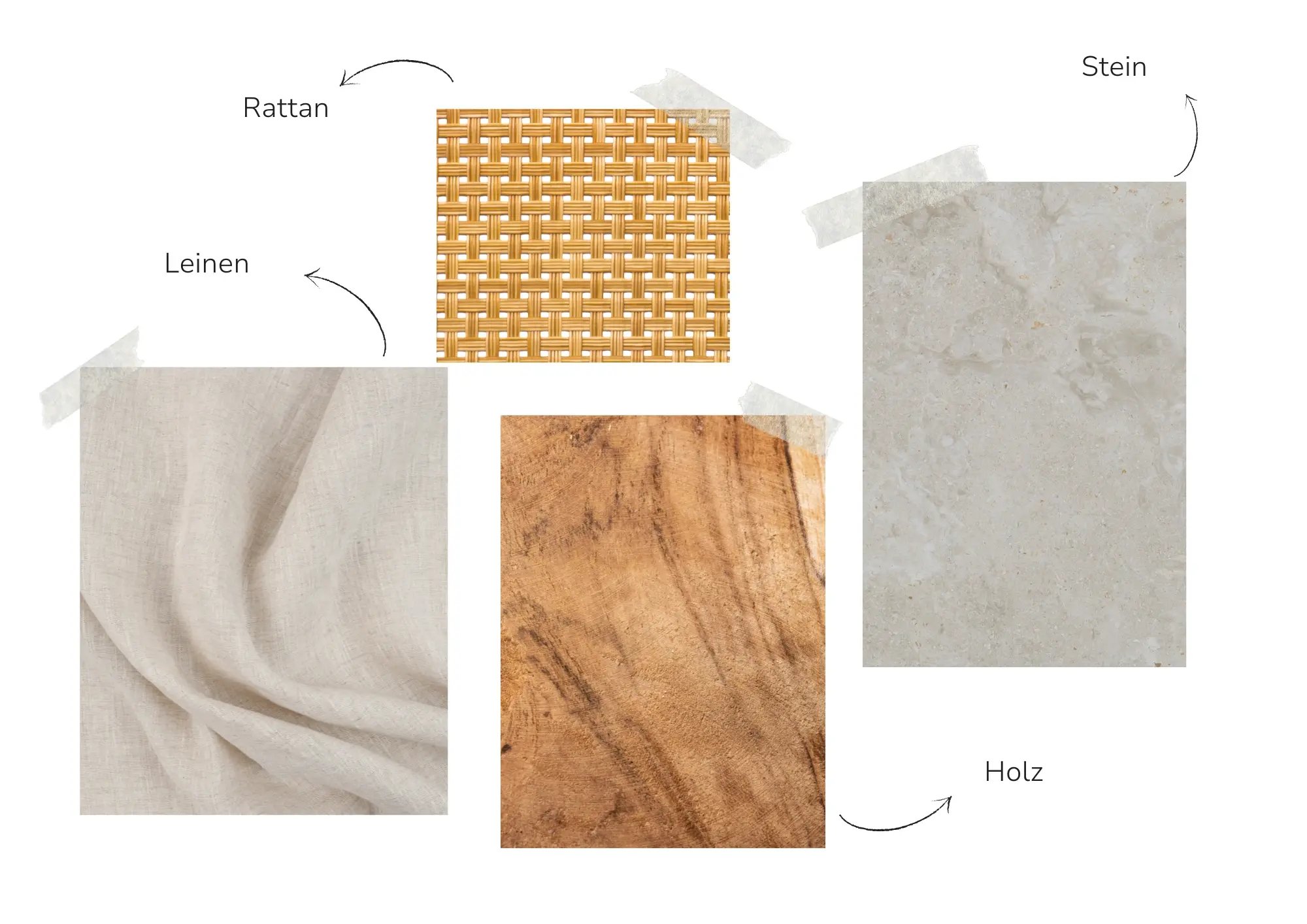 Boho Materialien