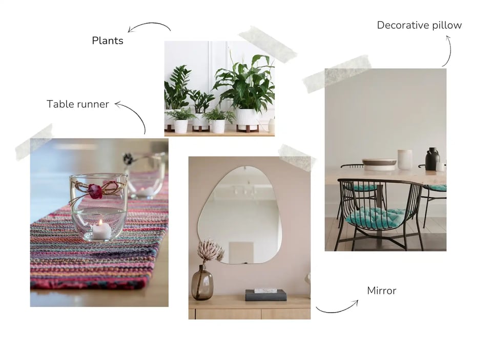 Collage dining room furniture inspiration