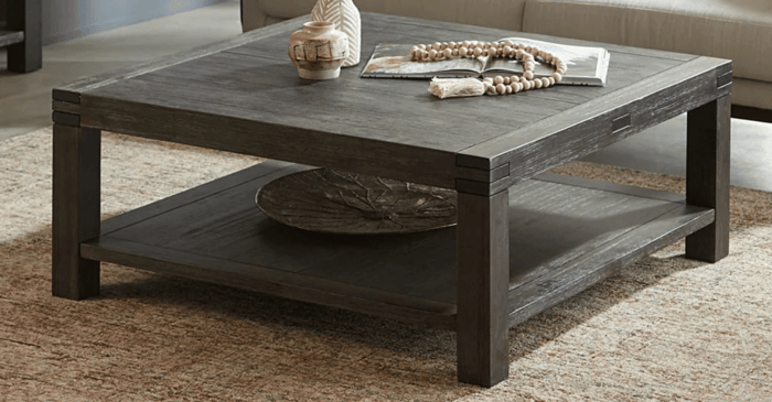 Meadow Couchtisch aus Massivholz von Modus Furniture.