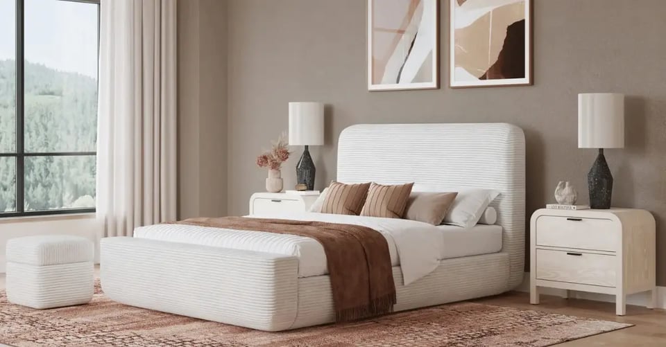 sommerliches Schlafzimmer von Modus Funiture.